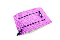 Barrettes métal et perles résine noir 3 - Collection Bric à Brac