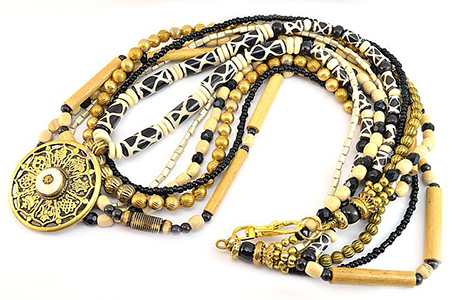 grand collier multi rangs