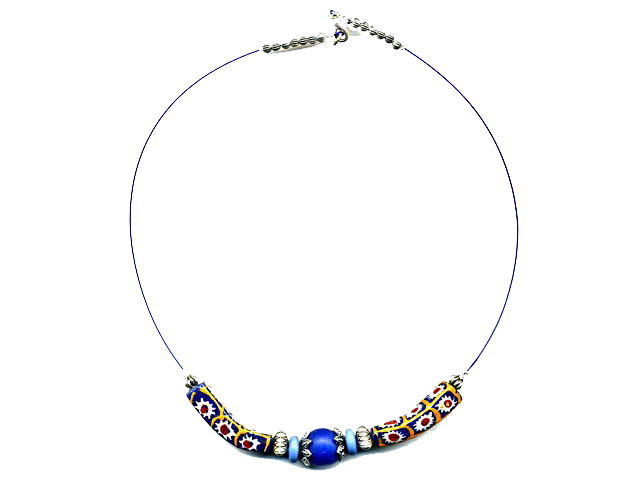 Collier en perles Krobo - N6-NL Dec20