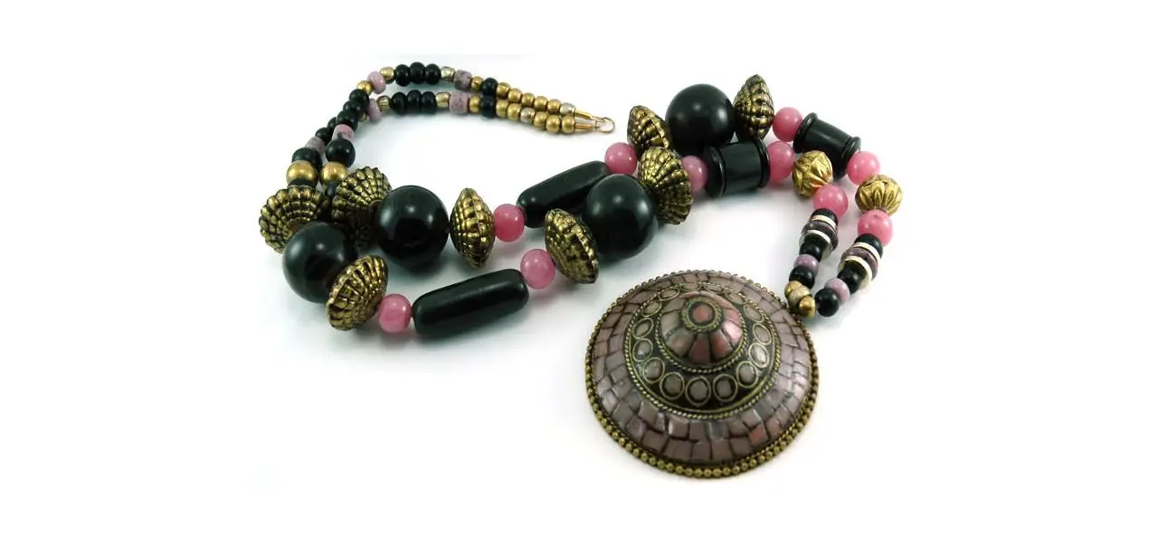 Collier style sautoir Collection Tiznit