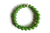 Bracelet vert prairie et cloisonné