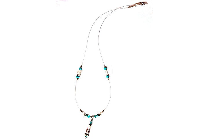 Collier Valentino Bleu